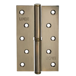 Петля дверная врезная Linde H-120L AB 125*75*2.5 бронза античная