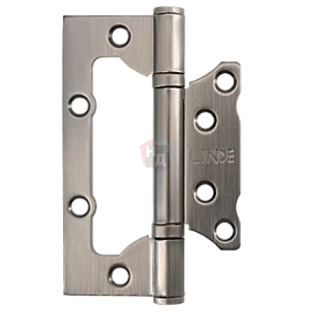 Петля дверная накладная Linde HB-100S MA 100*63*2 антрацит матовый