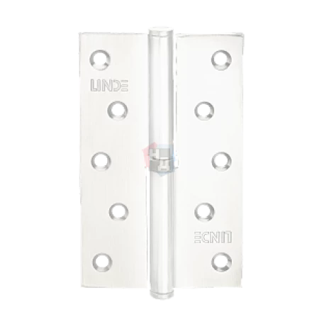 Петля дверная врезная Linde H-120L WHITE 125*75*2.5 белый