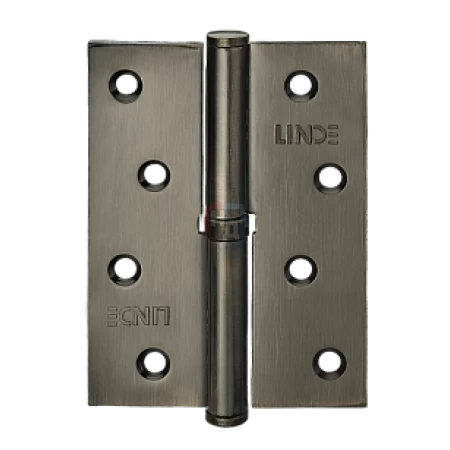 Петля дверная врезная Linde H-120R MA 125*75*2.5 антрацит матовый