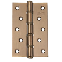 Петля дверная врезная Linde H-120R MACC 125*75*2.5 бронза матовая