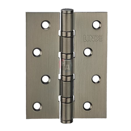 Петля дверная врезная Linde H-100 MA 100*75*2.5 антрацит матовый