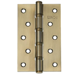 Петля дверная врезная Linde H-120 AB 125*75*2.5 бронза античная