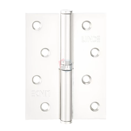 Петля дверная врезная Linde H-100L WHITE 100*75*2.5 белый