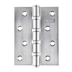Петля дверная врезная Linde H-100 MC 100*75*2.5 хром матовый