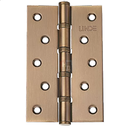 Петля дверная врезная Linde H-120 MACC 125*75*2.5 бронза матовая