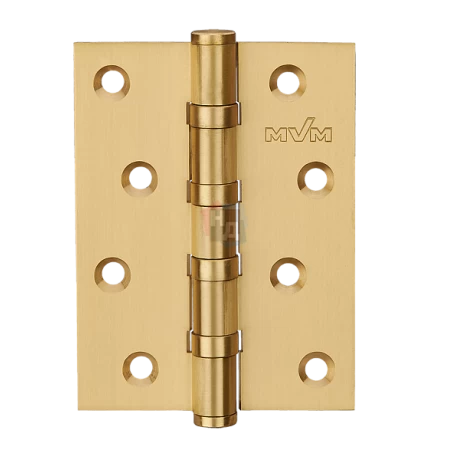 Петля дверная врезная MVM B-100 SB 100*75*2.5 латунь матовая