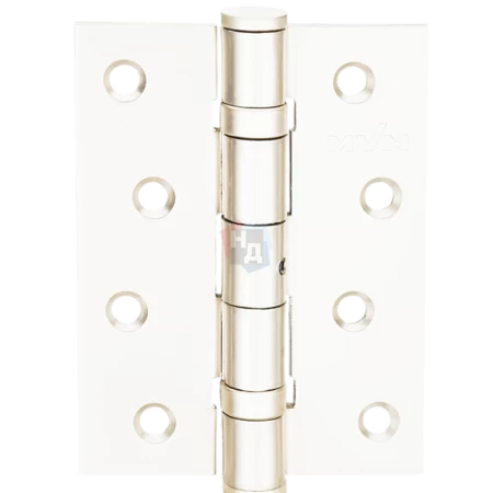Петля дверная врезная MVM HE-100 WHITE 100*75*3 белый