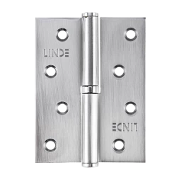 Петля дверная врезная Linde H-100L MC 100*75*2.5 хром матовый