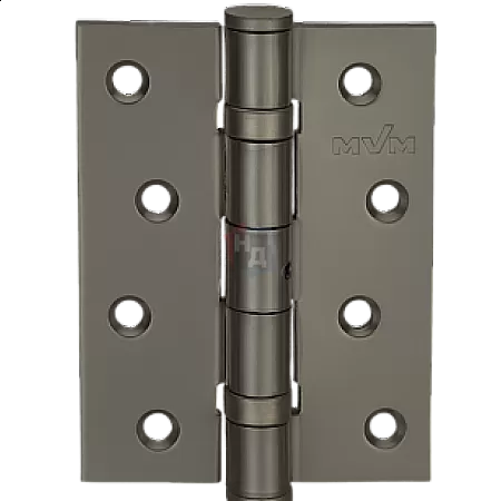 Петля дверная врезная MVM HE-100 MA 100*75*3 антрацит матовый