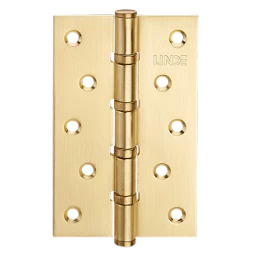 Петля дверная врезная Linde H-120 PB 125*75*2.5 латунь полированная