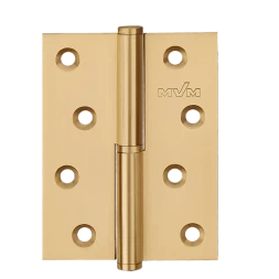 Петля дверная врезная MVM B-100R SB 100*75*2.5 латунь матовая