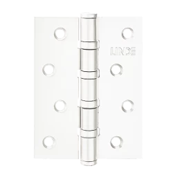 Петля дверная врезная Linde H-100 WHITE 100*75*2.5 белый