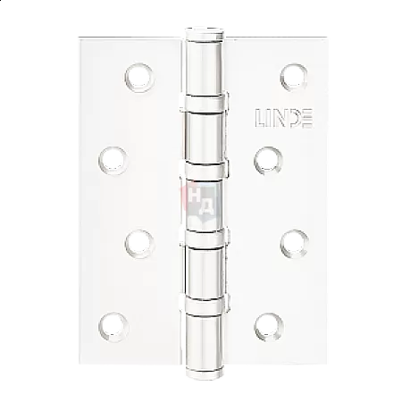 Петля дверная врезная Linde H-100 WHITE 100*75*2.5 белый