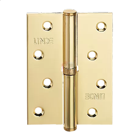 Петля дверная врезная Linde H-100L SB 100*75*2.5 латунь матовая