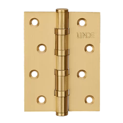 Петля дверная врезная Linde H-100 SB 100*75*2.5 латунь матовая