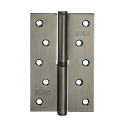 Петля дверная врезная Linde H-100R MA 100*75*2.5 антрацит матовый