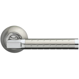 Дверная ручка Armadillo Eridan LD37-1SN/CP-3 матовый никель/хром