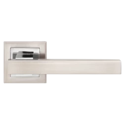 Дверная ручка MVM LOFT Z-1290 SN/CP матовый никель - полированный хром