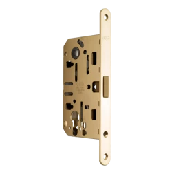 Замок межкомнатный AGB Mediana Polaris 2XT PZ латунь матовая (B061035023)