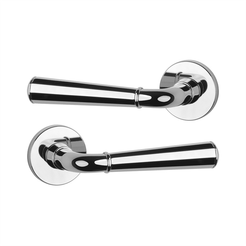 Дверная ручка Aprile Marigold R 7S AS полированный хром