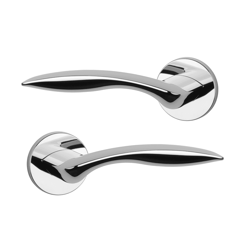 Дверная ручка Aprile Robinia R 7S AS полированный хром