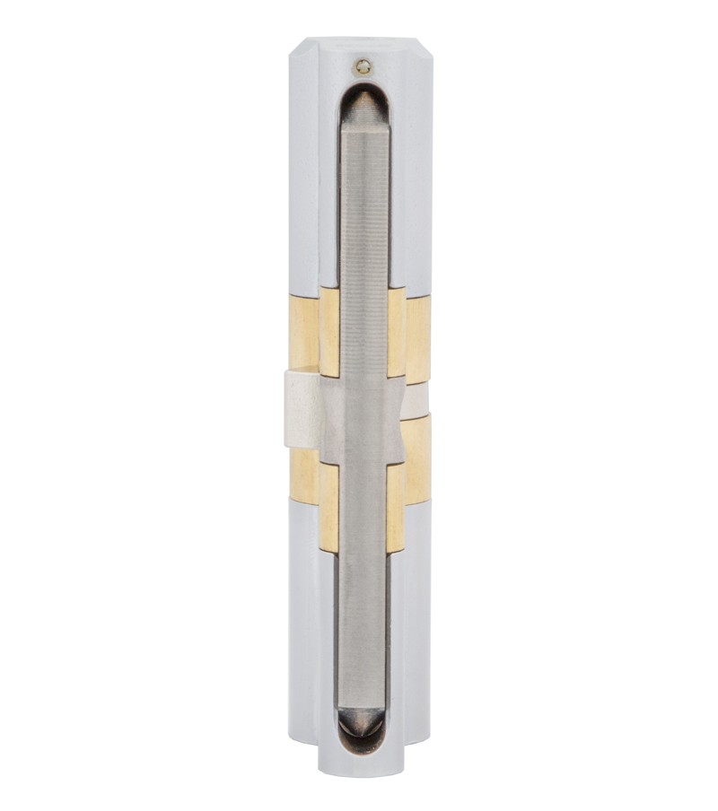 Цилиндр Abloy Protec 2 HARD 83 (32x51) CY332 ключ-ключ HCR хром матовый