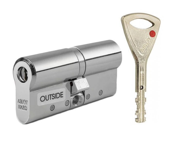 Цилиндр Abloy Protec 2 HARD 88 (52x36) CY332 ключ-ключ CR хром