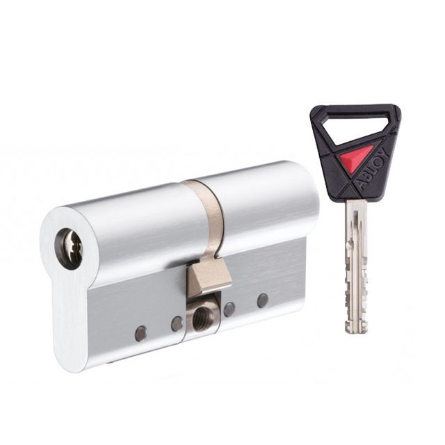 Цилиндр Abloy Novel 80 (32,5x47,5) CY322 ключ-ключ HCR хром матовый