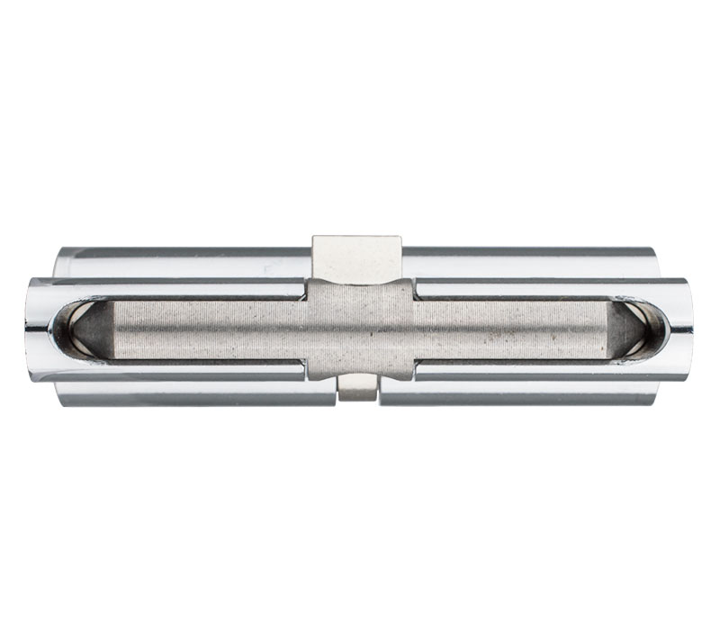 Цилиндр Abloy Protec 2 122 (71x51) CY322 ключ-ключ CR хром