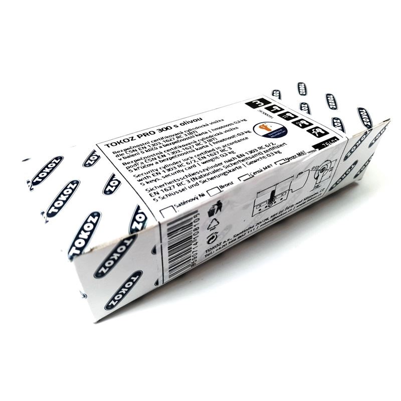 Цилиндр Tokoz PRO 400 Hard 93 (58x35) ключ-ключ никель