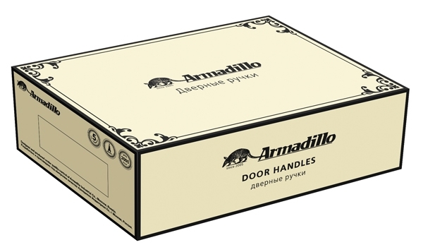 Дверная ручка Armadillo Silvia CL1 OB/CRP-213 бронза античная / кракелюр